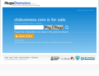 ctobusiness.com screenshot