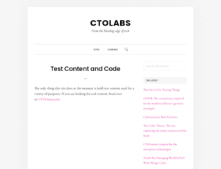 ctolabs.com screenshot