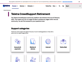 ctones.telstra.com screenshot