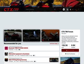 ctx700forum.com screenshot