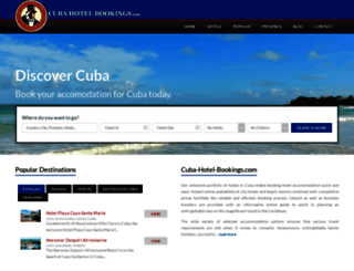 cuba-hotel-bookings.com screenshot