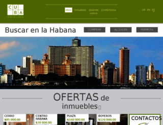 cuba-inmobiliaria.com screenshot