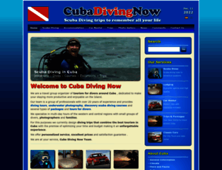 cubadivingnow.com screenshot