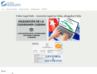 cubalegalinfo.com screenshot