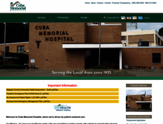 cubamemorialhospital.com screenshot
