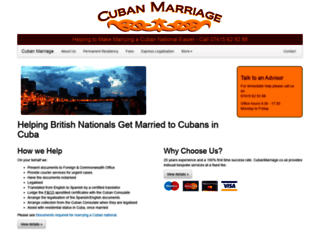 cubanmarriage.co.uk screenshot