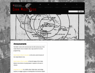cubanmissilecrisis.org screenshot