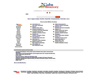 cubawebdirectory.com screenshot