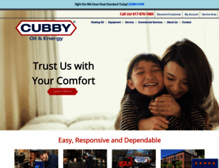 cubbyoil.com screenshot