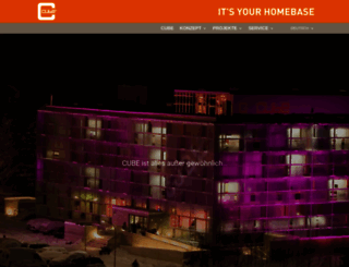 cube-hotels.com screenshot