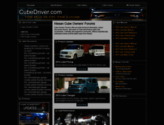 cubedriver.com screenshot