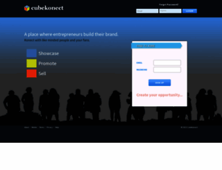 cubekonect.com screenshot