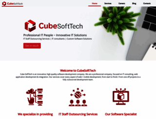 cubesofttech.com screenshot