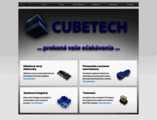 cubetech.sk screenshot