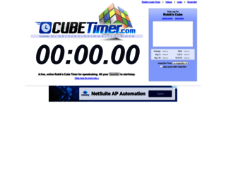 cubetimer.com screenshot