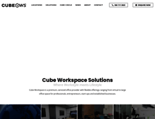 cubeworkspace.co.za screenshot