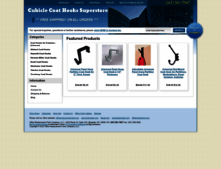 cubiclecoathooks.com screenshot