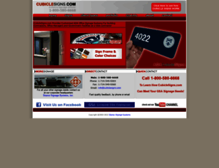 cubiclesigns.com screenshot