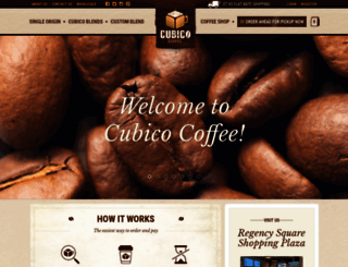 cubicocoffee.com screenshot