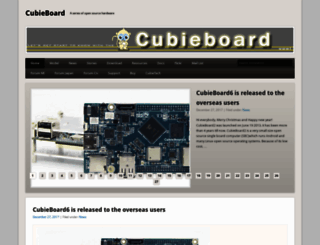 cubieboard.org screenshot