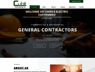 cubitcontracting.com screenshot