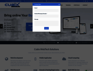 cubixwebtech.com screenshot