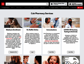 cubpharmacies.com screenshot