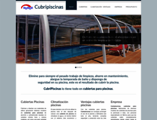 cubripiscinas.es screenshot