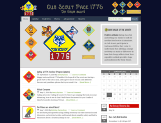 cubscoutpack1776.org screenshot