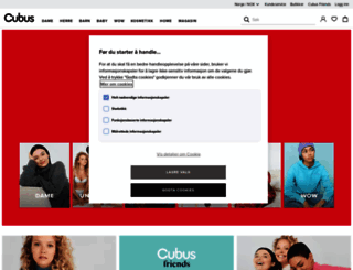 cubus.com screenshot