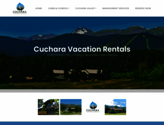 cucharavacationrentals.com screenshot