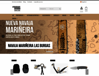 cuchillerialasburgas.com screenshot