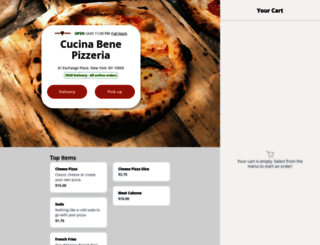 cucinabenepizza.com screenshot