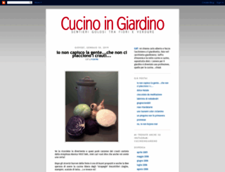 cucino-in-giardino.blogspot.com screenshot