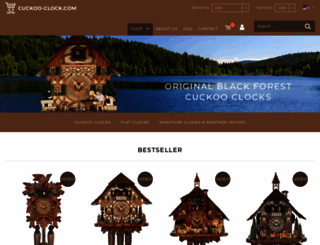 cuckoo-clock.com screenshot