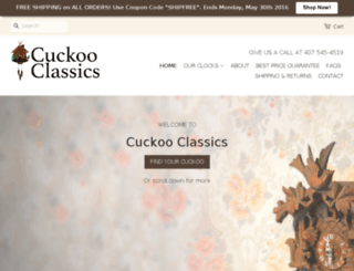 cuckooclassics.com screenshot
