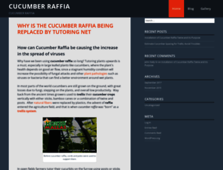 cucumber-raffia.com screenshot