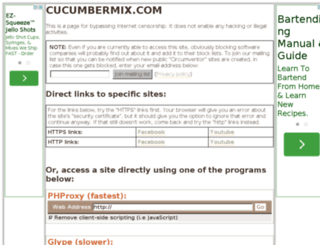 cucumbermix.com screenshot