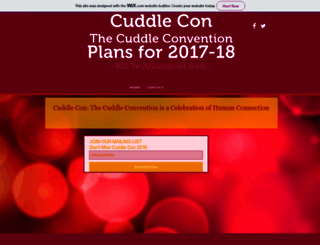 cuddlecon.com screenshot