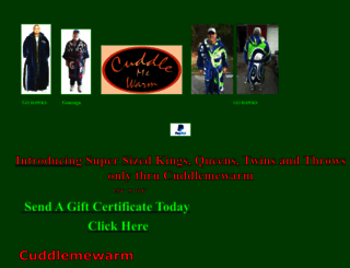 cuddlemewarm.com screenshot