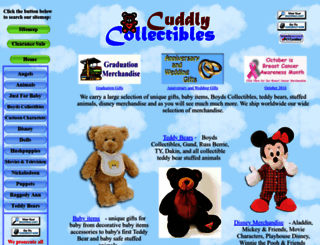 cuddlycollectibles.com screenshot