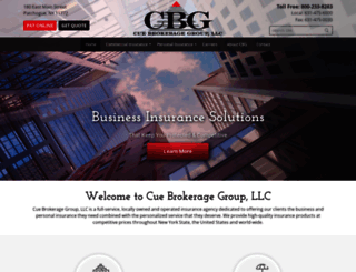 cuebrokerage.com screenshot