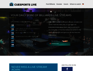 cuesports.live screenshot