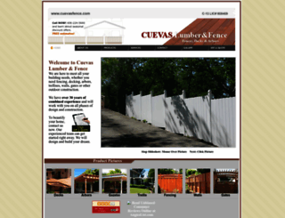 cuevasfence.com screenshot