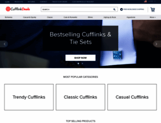 cufflinkdeals.com screenshot