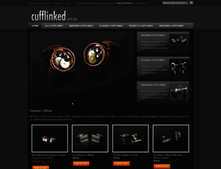cufflinked.com.au screenshot