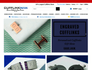 cufflinkman.co.uk screenshot