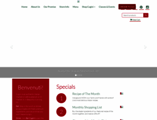 cuginicafe.com screenshot