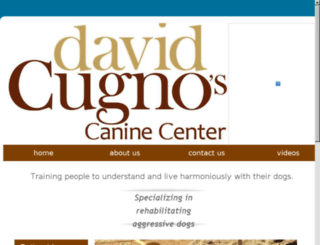 cugnoscaninecenter.com screenshot