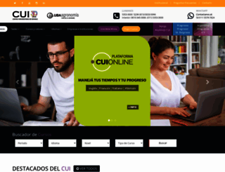 cui.edu.ar screenshot